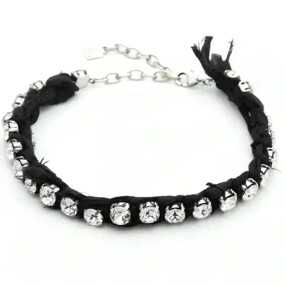 NWT Dannijo Playa Necklace Black